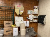 O-LOT: KAY CLEANING DISPENSER, PAPER TOWELS, KETCHUP FILLERS, GLOVE DISPENSERS, ECOLAB DISPENSERS