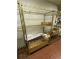 E-WIRE SHELVING 4' X 2' X 74