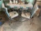 5-PIECE DINETTE SET, ALL SEAT BOTTOMS NEED UPHOLSTERING