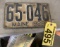 LICENSE PLATE MAINE 1928