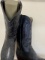 DECKTILE COWBOY BOOTS APPROXIMATE SIZE: 9