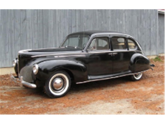 1941 LINCOLN ZEPHYR DIVISION WINDOW LIMOUSINE, MILES: 44,910 VIN: H106368 - DD