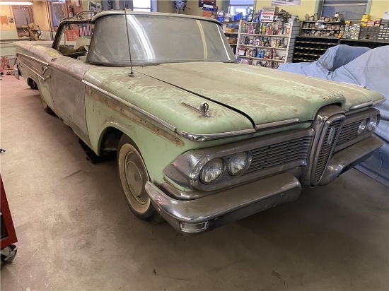 1959 EDSEL RANGER CUSTOM CONVERSION CONVERTIBLE MILES: 31,041 VIN: C9UF742667 - GA