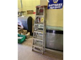 (2) ALUMINUM STEP LADDERS, 6'