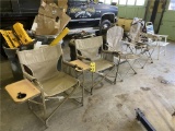 LOT OF ASSORTED FOLDING CHAIRS