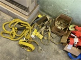 LOT: STRAPS, TOW ROPE