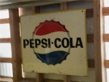 PEPSI-COLA METAL SIGN, 31