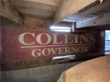 COLLINS FOR GOVERNOR 8' X 2' WOOD CAMPAIGN SIGN