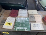 LOT: SONG BOOKS & SHEET MUSIC, 1954 FORD SERVICE SPEC. MANUAL