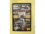 MERCURY POSTER, FRAMED