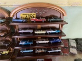 LOT: (12) CLASSIC CARS DIE CAST W/DISPLAY RACK