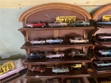 LOT: (12) CLASSIC CARS DIE CAST W/DISPLAY RACK