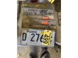 (10) LICENSE PLATES MAINE 1950s AND 1960s, 1-TRAILER