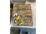 LOT OF (7) LICENSE PLATES NEW JERSEY