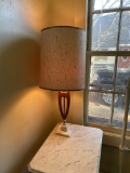 TABLE LAMP, MARBLE BASE