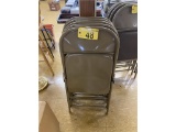 (5) METAL FOLDING CHAIRS