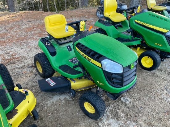 JOHN DEERE D105 AUTO LAWN TRACTOR, 42" MOWER DECK,  *BAD ENGINE*