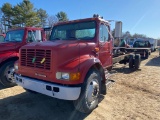 1998 INTERNATIONAL 4700 4X2 CAB-N-CHASSIS SINGLE AXLE, 354,749 MILES, S/N: 1HTSCAAL7WH594873