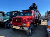 *1998 INTERNATIONAL 4900 6X4, 530 DIESEL, 8 SPEED LL, W/ 1998 FASSI MDL F230SE22 HYDRAULIC CRANE