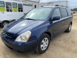 2008 KIA SEDONA LX MINIVAN, 6-CYL, AUTO, 164,072 MILES, S/N: KNDMB233186197993