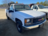 2000 GMC SIERRA 2500 2WD PICKUP, 107,765 MILES, S/N: 1GTGC24RXYF455229 **NO BRAKES**