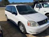 2004 FORD FREESTAR SEL MINIVAN, 144,771 MILES, S/N: 2FMZA52294BA40383, AUTO *NO BACK SEATS*