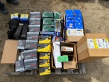 LOT OF HALOGEN LIGHTS, HEADLIGHT AIMER, BULBS