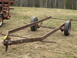 20' SINGLE AXLE TRAILER FRAME, S/N: UNKNOWN