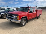1998 CHEVY C2500 SERVICE TRUCK WITH QUINCY AIR COMPRESSOR, 260,964 MILES, VIN: 1GCGC29F6WE119871