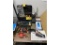 ASSORTED TOOL LOT, FIRST AID KIT & TOOL BOX
