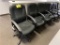 (4) BLACK FABRIC OFFICE CHAIRS