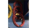 (3) HEAVY DUTY RED EXTENSION CORDS