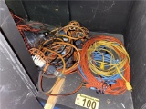 ASSORTED CONSTRUCTION LIGHTING & EXTENSION CORDS