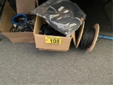 LOT OF COMPUTER CABLING & 150' COAX CABLE
