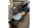 (2) SECRETARIAL OFFICE CHAIRS