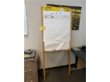 DRY-ERASE BOARD ON EASEL & WALL IN CONFERENCE ROOM