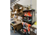 ASSORTED PACKAGING/SHIPPING BOXES & MATERIAL, TAPE & CASTERS