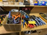 ASSORTED LOT OF CRIMPERS & CUTTERS