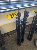 LOT: (2) LIGHTSTANDS & TRIPODS