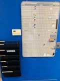 IN/OUT PERSONNEL WHITE ERASE MAGNETIC BOARD