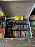 LOT OF ASSORTED DEEP WELL SOCKETS; METRIC & SAE
