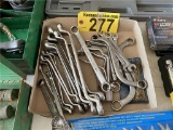 LOT: 30-ASSORTED CLOSED END WRENCHES