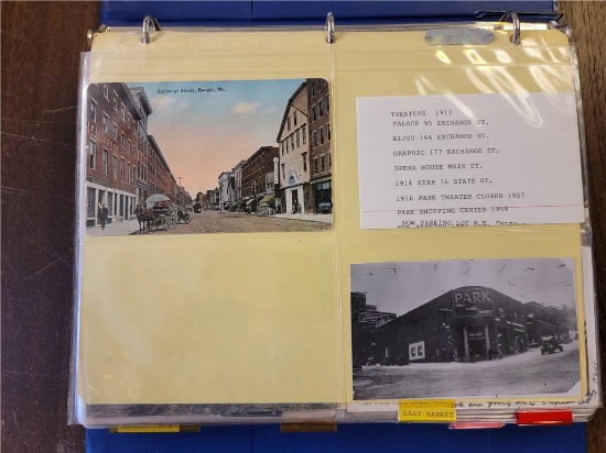 EAST MARKET, EXCHANGE ST, HAMMOND ST., KENDUSKEAG STREAM POSTCARDS