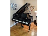 STEINWAY & SONS, N.Y.,  SEMI-CONCERT GRAND PIANO, EBONY, MODEL B, BUILT IN 1984 S/N: 492689