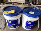 LOT: 2-BUCKETS OF NAPA R&O HYDRAULIC OIL, APPROX 1.75-GAL