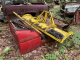 LOT: CHEVROLET TRUCK BED, PLOW BLADE, SCRAP STEEL