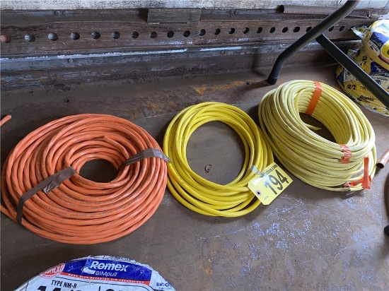 (3) ROLLS OF MISC. ELECTRICAL WIRE