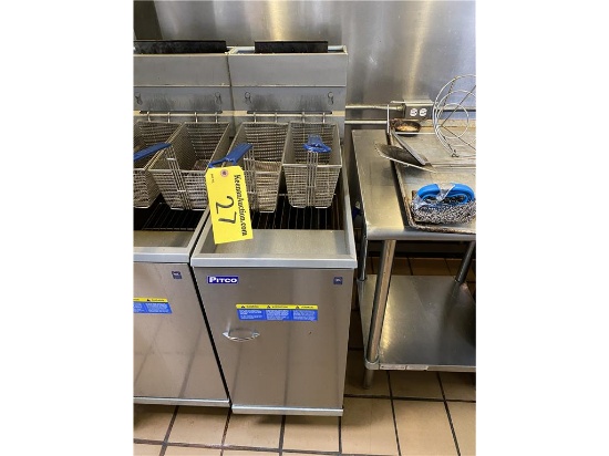 PITCO 35C+ FRIER, NATURAL GAS