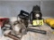 MISC. LOT: JIGSAW, DRILL, AIR COMPRESSOR