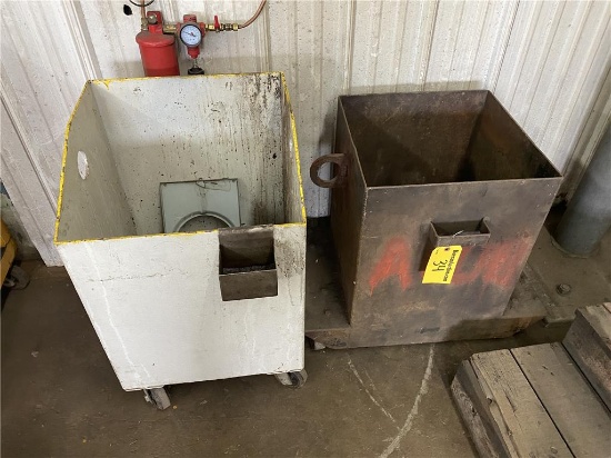 (2) PORTABLE STEEL BOXES